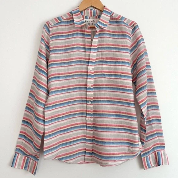 Frank & Eileen Button Down Shirt - Barry - Linen Button Up - Picture 4 of 13
